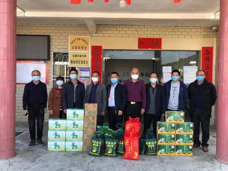 【展商风采新篇】深圳市农产品国际流通协会理事单位——河源“康金葛”公司慰问东源抗“疫”一线人员