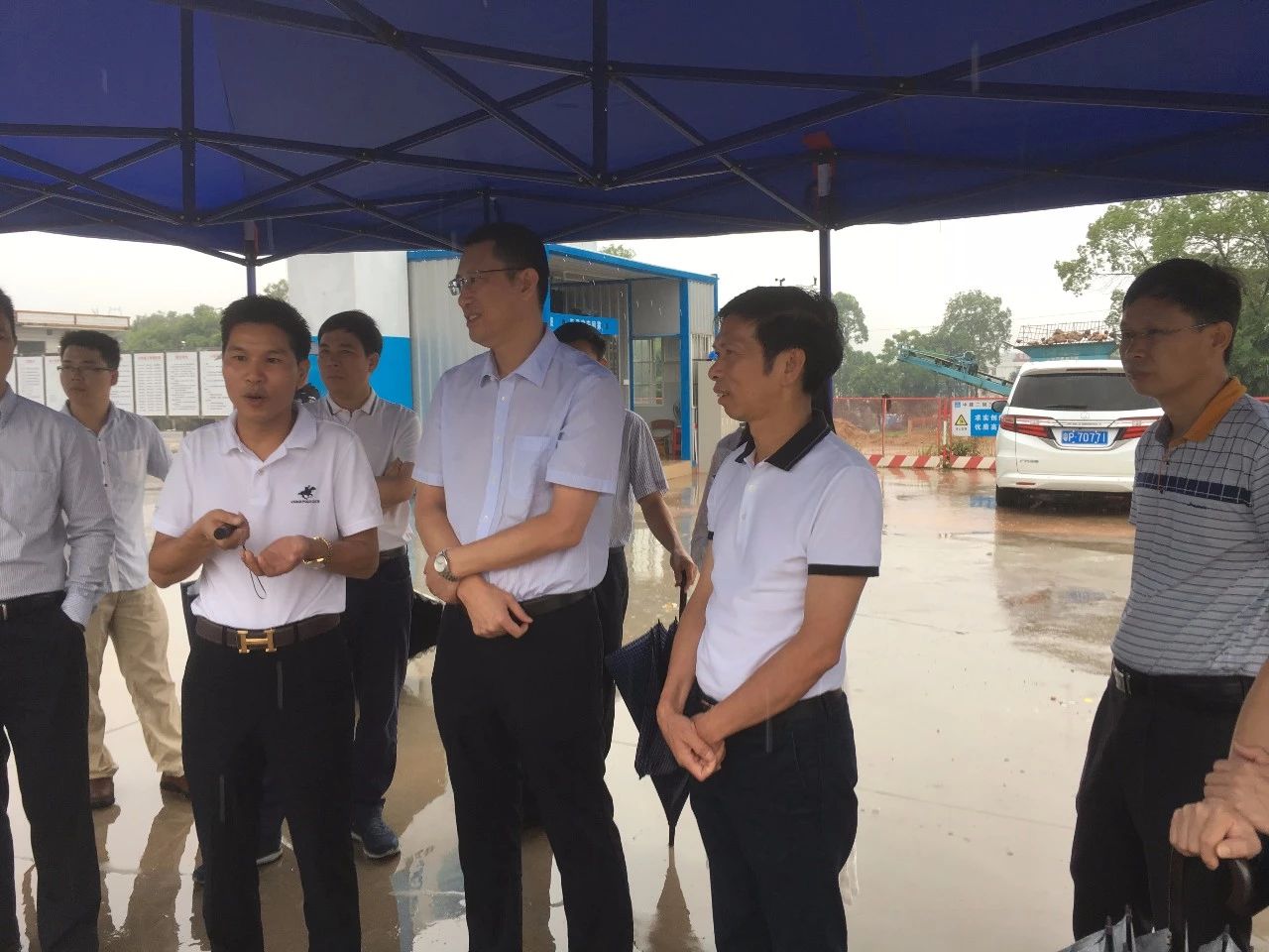 【物流园动态】河源市副市长边立明,农业局长叶发兴等